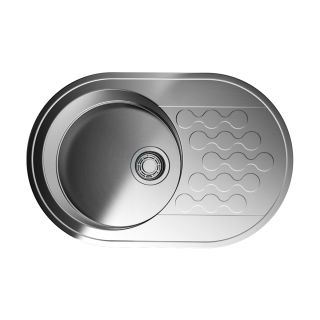 Мойка кухонная Omoikiri Kasumigaura 77-IN универсальная/нерж.сталь